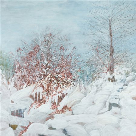 Franca Moraglio Giugurta Non calpestatemi, 2004 Olio su tela, cm. 100x100...