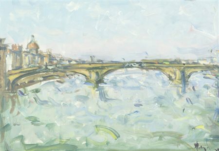 Enzo Pregno Firenze Olio su tela, cm. 50x70 Firmato in basso a destra. Sul...