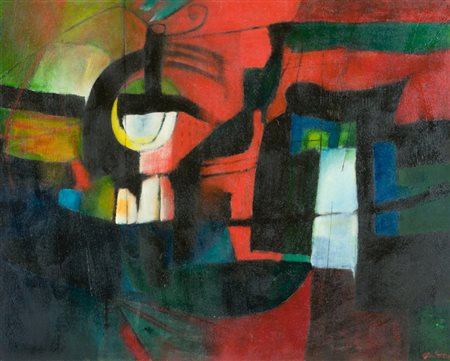 Pierluigi De Lutti Luce artificiale, 2001 Olio su tela, cm. 80x100 Firmato in...