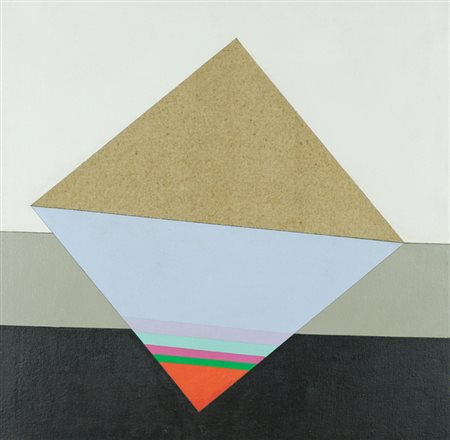 Eugenio Carmi Verso l'ignoto, 1988 Olio su tela, cm. 60x60 Sul verso: firma,...