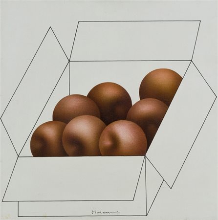 Vanni Viviani Scatola impossibile per una condizione concreta Olio su tela,...