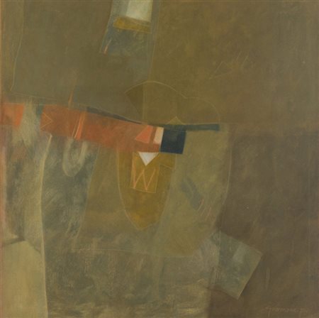 Paolo Guarnone Omaggio al quadrato, 1999 Tecnica mista su tela, cm. 80x80...