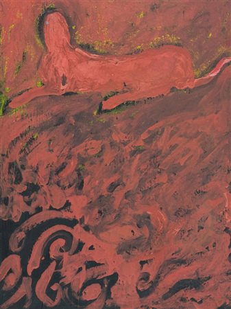 Cesare Berlingeri Senza titolo, 1983 Olio su tela, cm. 40x30 Sul verso: firma...