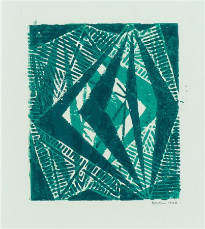 Venturino Venturi Senza titolo, 1948 Monotipo di cm. 20,5x17,5 su carta, cm....