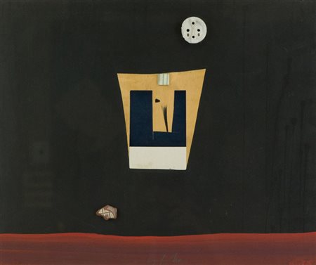 Sergio Dangelo Senza titolo Tecnica mista su tavola, cm. 50x60 Firmato in...