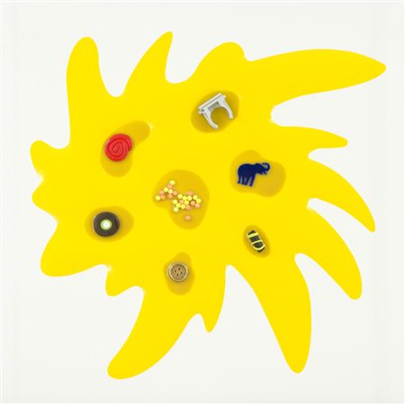 Renzo Nucara Bang 10 - 37, 2011 Legno, carta, colore serigrafico, resine ed...