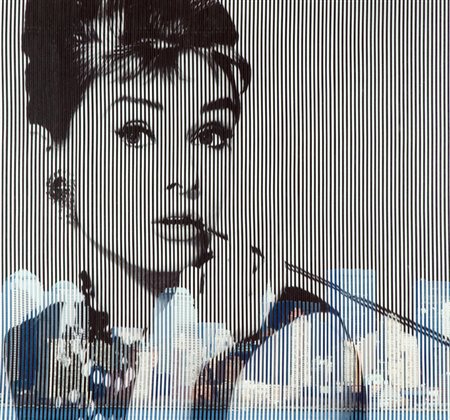 Malipiero Osmosi Audrey Hepburn - New York, 2011 Collage, cm. 55x60 Sul...
