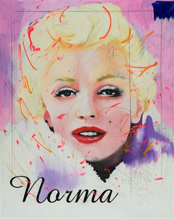 Enrico Manera Norma, 2006 Tecnica mista su tela, cm. 100x80 Sul verso: firma,...