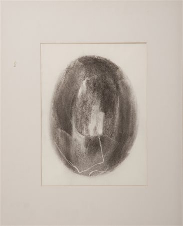 Omar Galliani Senza titolo, 1987 Carboncino su carta, cm. 41x30 Sul verso:...