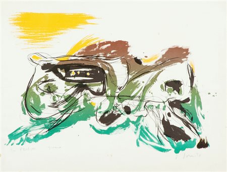 Asger Jorn Senza titolo, 1970 Litografia su carta, cm. 46x61 La carta...