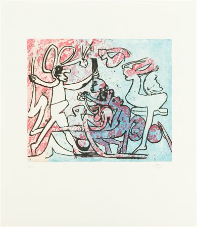 Sebastian Matta Senza titolo Acquaforte di cm. 29,5x35, su carta di cm....