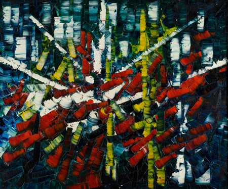 Pierluigi De Lutti Paris, 2005 Olio su tela, cm. 100x120 Firmato in basso a...