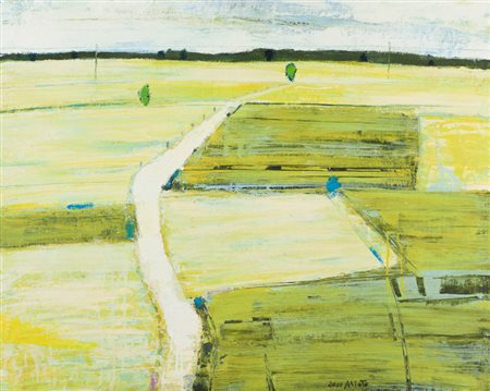 Massimiliano Alioto Paesaggio transgenico, 2000/2002 Olio su tela di juta,...