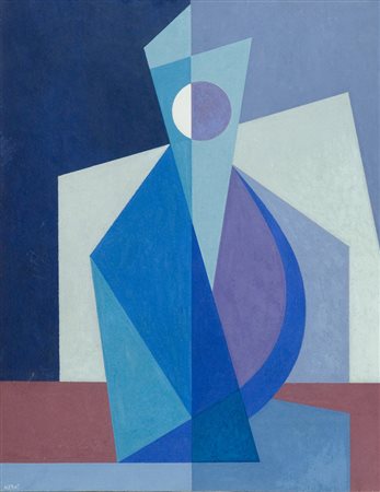 Gualtiero Nativi Il vaso senza fiori, 1947 Tempera grassa su tela, cm. 58x45...