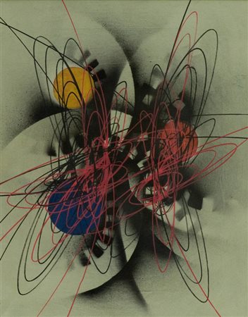 Roberto Crippa Spirali, 1951 Olio su tela, cm. 50x40 Sul verso: firma e data;...