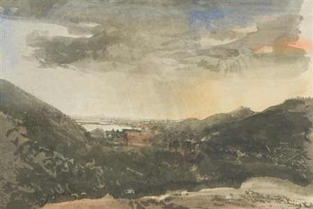 Pietro Annigoni Appunti di viaggio, India, 1957 Acquerello su carta, cm....