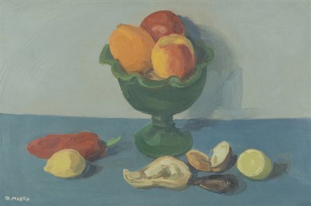 Giovanni March Natura morta, 1967 Olio su tela, cm. 40x60 Firmato in basso a...