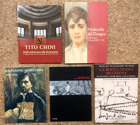 ARTE IN EMILIA E ROMAGNA - Lotto unico di 5 cataloghi