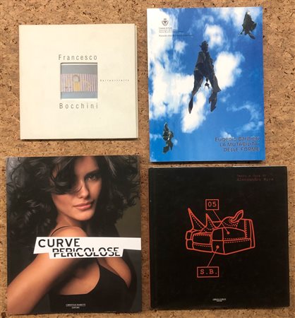 ARTE CONTEMPORANEA - Lotto unico di 4 cataloghi