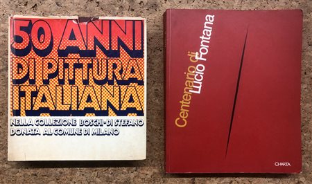 COLLEZIONE BOSCHI – DI STEFANO E LUCIO FONTANA - Lotto unico di 2 cataloghi