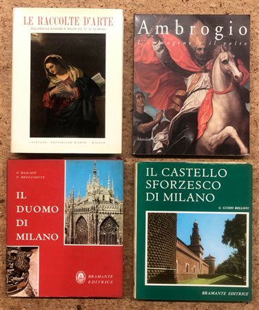 ARTE E ARCHITETTURA A MILANO - Lotto unico di 4 cataloghi: