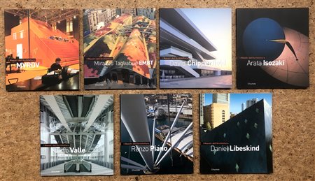 GRANDI ARCHITETTI DEL XX SECOLO - Lotto unico di 7 cataloghi