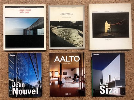 GRANDI ARCHITETTI DEL XX SECOLO - Lotto unico di 6 cataloghi