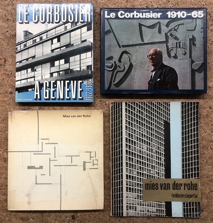 ARCHITETTURA (LE CORBUSIER E VAN DER ROHE) - Lotto unico di 4 cataloghi