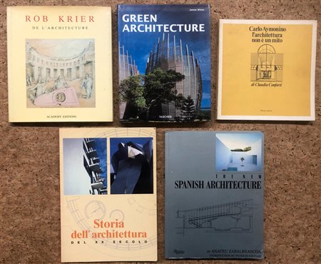ARCHITETTURA (MANUALI) - Lotto unico di 5 cataloghi: