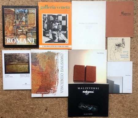 ARTE CONTEMPORANEA - Lotto unico di 10 cataloghi