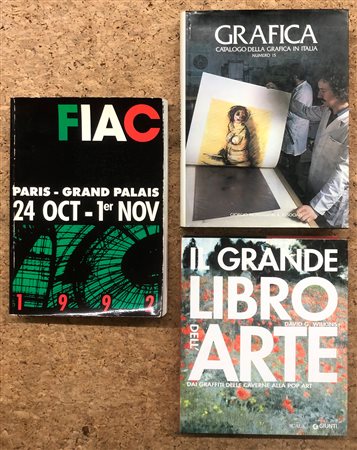 ANNUARI E MANUALI D'ARTE - Lotto unico di 3 cataloghi