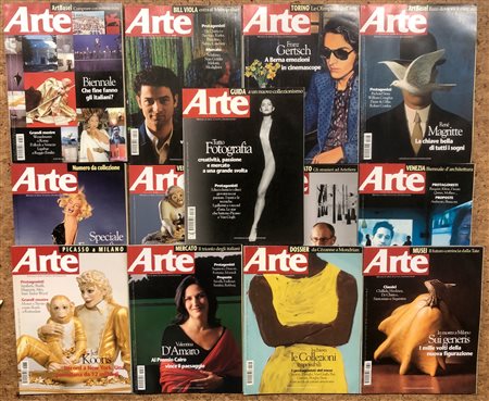 ARTE - MENSILE DI ARTE, CULTURA, INFORMAZIONE - Lotto unico di 13 numeri