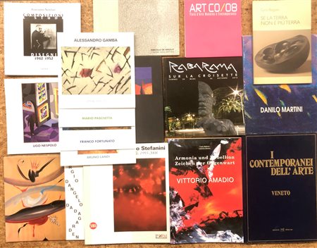 ARTE CONTEMPORANEA - Lotto unico di 16 cataloghi