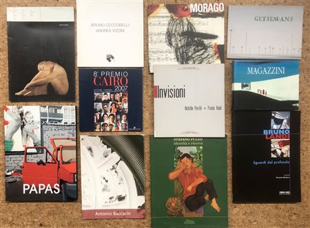 ARTE CONTEMPORANEA - Lotto unico di 11 cataloghi