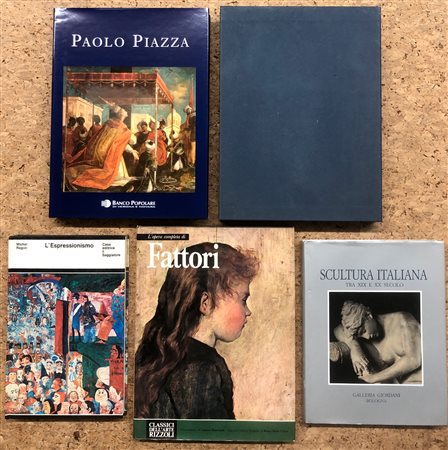 PITTURA E SCULTURA - Lotto unico di 4 cataloghi