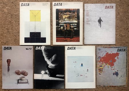 DATA - RIVISTA DI PRATICA E TEORIA DELLE ARTI - Lotto unico di 7 numeri: