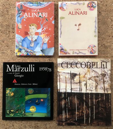 ARTE CONTEMPORANEA (CECCOBELLI, MARZULLI E ALINARI) - Lotto unico di 4 cataloghi