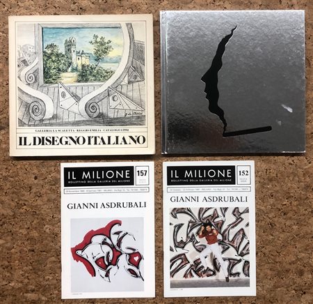 GIANNI ASDRUBALI E EDIZIONI LA SCALETTA - Lotto unico di 4 cataloghi