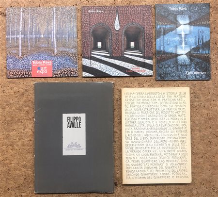 FILIPPO AVALLE E TOBIA RAVÀ - Lotto unico di 5 cataloghi