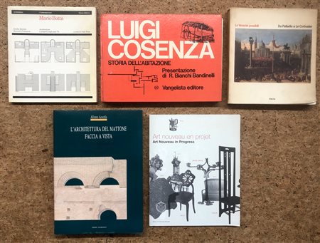 ARCHITETTURA - Lotto unico di 5 cataloghi