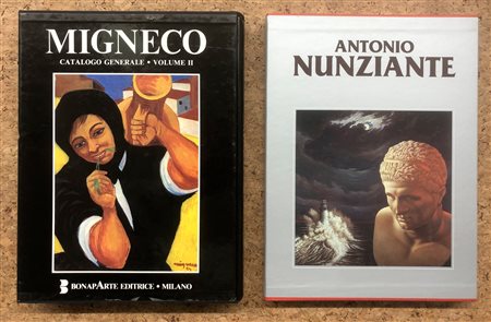 GIUSEPPE MIGNECO E ANTONIO NUNZIANTE - Lotto unico di 2 cataloghi generali