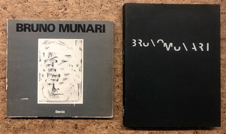 BRUNO MUNARI - Lotto unico di 2 cataloghi:
