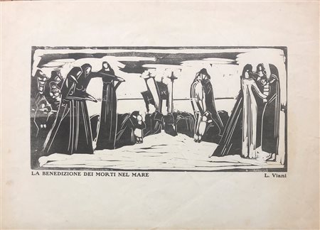 LORENZO VIANI (1882-1936) - La benedizione dei morti nel mare