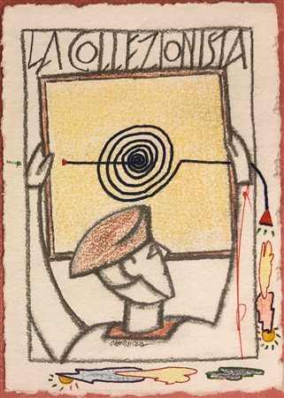 BRUNO CHERSICLA (1937-2013) E ANONIMO - La collezionista
