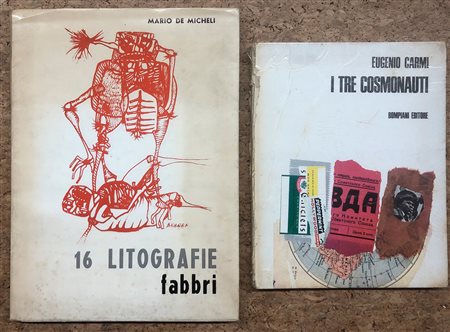 AGENORE FABBRI E EUGENIO CARMI - Lotto unico di 2 libri d’arte