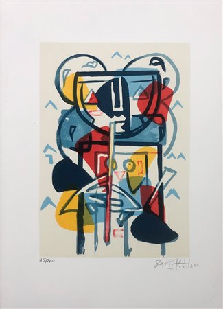 IBRAHIM KODRA (1918-2006) - Senza Titolo