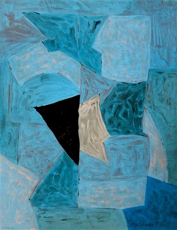 SERGE POLIAKOFF, Composition bleue, 1973