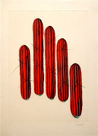 MAN RAY, Transfiguration d'un cactus, 1971