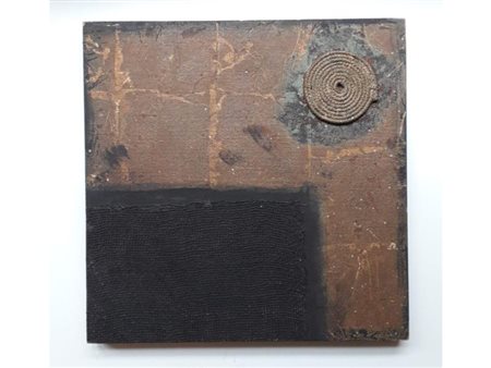 PALMA URANO Varese (Va) 1936 Composizione 1971 Tecnica mista e collage su...