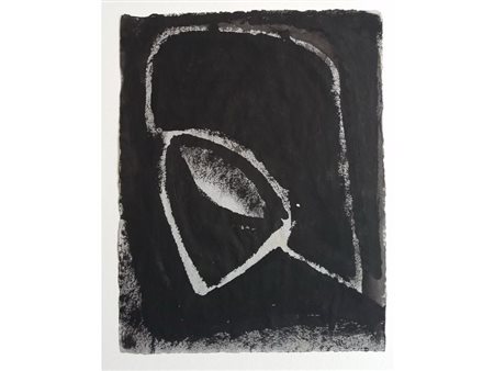 GRADI MARCO Mantova (Mt) 1955 Senza titolo Mista su cartoncino tirato a mano...